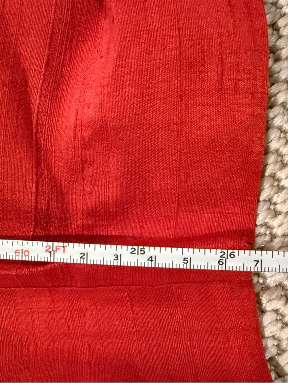 Julia Amory Cropped Dupioni Silk Pants in rust - Picture 7 of 7